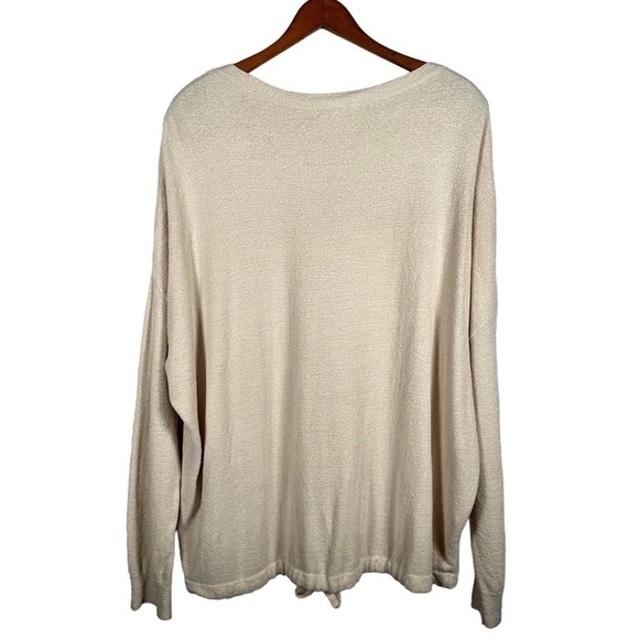 BAREFOOT DREAMS Cozychic Ultra Lite Slouchy Long Sleeve Pullover in faded rose - Picture 8 of 14